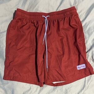 Bamboo Ave Rust Red Shorts